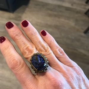 Sorrelli purple stone ring